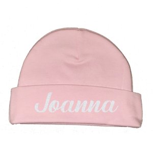 Mutsje met naam (Blauw/Roze)