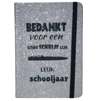 Notitie Boekje A5 Glitter (bedankje)